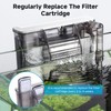AQQA 16 Packs Aquarium Filter Cartridges with Activated Carbon -