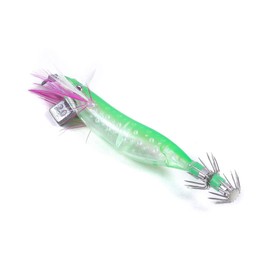 FOLANDO 5pcs Luminous Saltwater Fishing Lures, Shrimps Fishing Squid Jig Lures Shrimp Squid Bait Artificial Spinner Lures for Freshwater and Saltwater