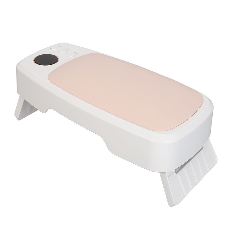 Nail Arm Rest UV LED Lamp Folding PU Padded Hand