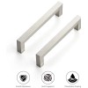 Ravinte 30 Pack 5 Inch Brushed Nickel Cabinet Pulls Square
