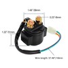 RUHUO Starter Solenoid Relay 12V GY6 4-Stroke Engine 50cc 70cc