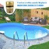 IWIWE Pool Brass Aerator 3/4 Inch MIP Compatible with Pool