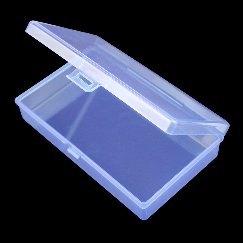 Goodma 8 Pieces Rectangular Empty Mini Plastic Organizer Storage Box