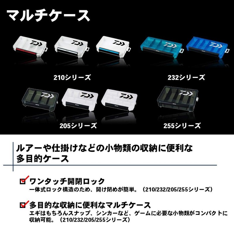Daiwa 942942 Lure Case (Multi Case) 205ND Smoke