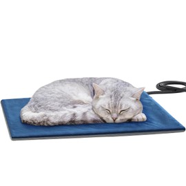 pecute Pet Heating Pad, Cat Heating Mat Indoor, Dog Heating Pad Electric Pet Heating Blanket, Pet Heat Mat for Cats, Dogs (S, 32 x 40 cm)