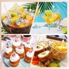 200 Pcs Pearl Cocktail Picks 4.7Inch Toothpicks Cocktail Sticks Bamboo