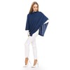 Marine Cashmere - Cashmere Blend Poncho for Women Delicate and