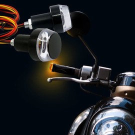 삼항 12V용 오토바이크 2WAY LED 핸들발란스 플러그 2개/5cm대형LED볼록렌즈/램프 Triangular 12V Motorcycle 2WAY LED Handle Balance Plug 2pcs / 5cm Large LED Convex Lens / Lamp