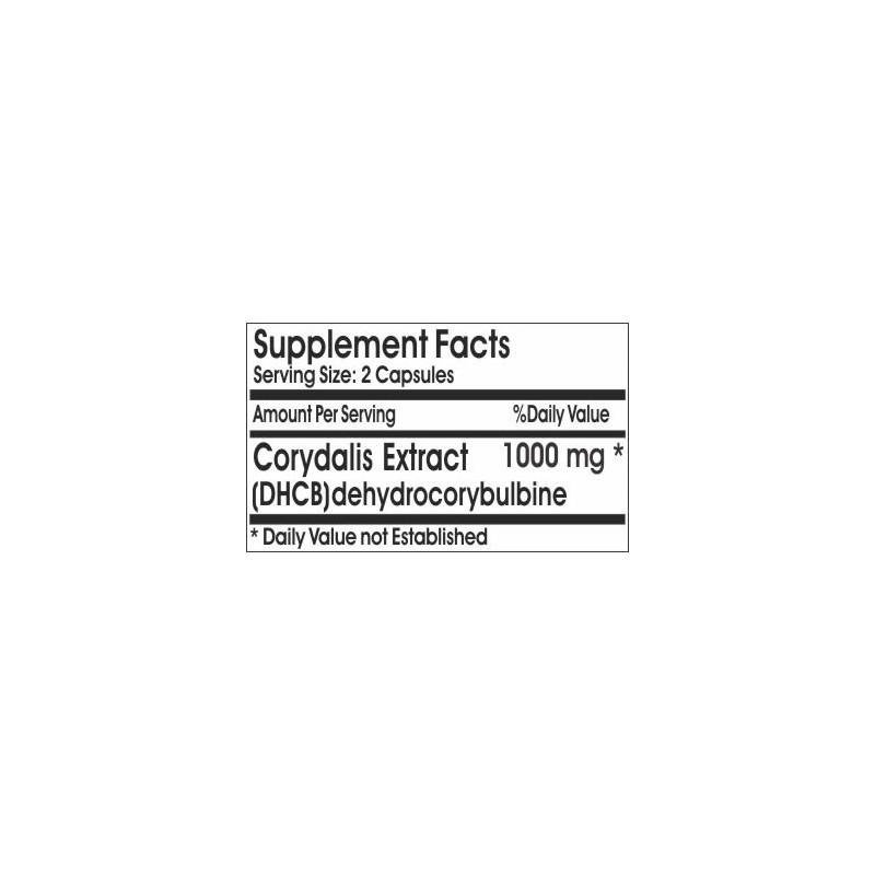 Corydalis Extract DHCB 1000mg ~ 200 Capsules - No Additives