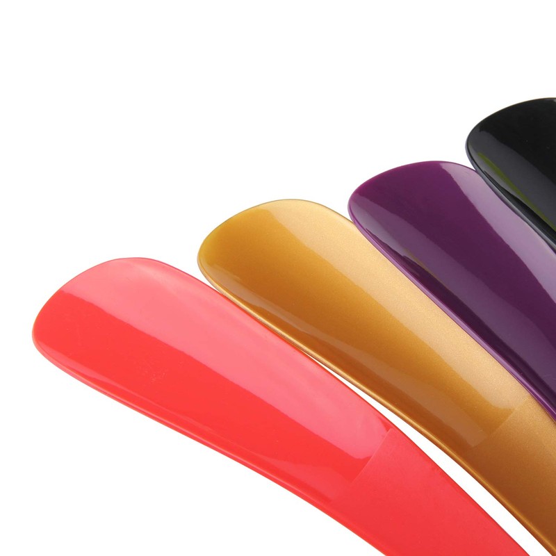 Arroyner 10Pcs Plastic Shoe Horn 6.3" Travel Shoe Horn for