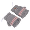 Heated Mitten Gloves Double Sided Heating Promote Blood Circulation USB