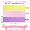 Gugull 3 Pcs African Exfoliating Net Sponge African Bath Sponge