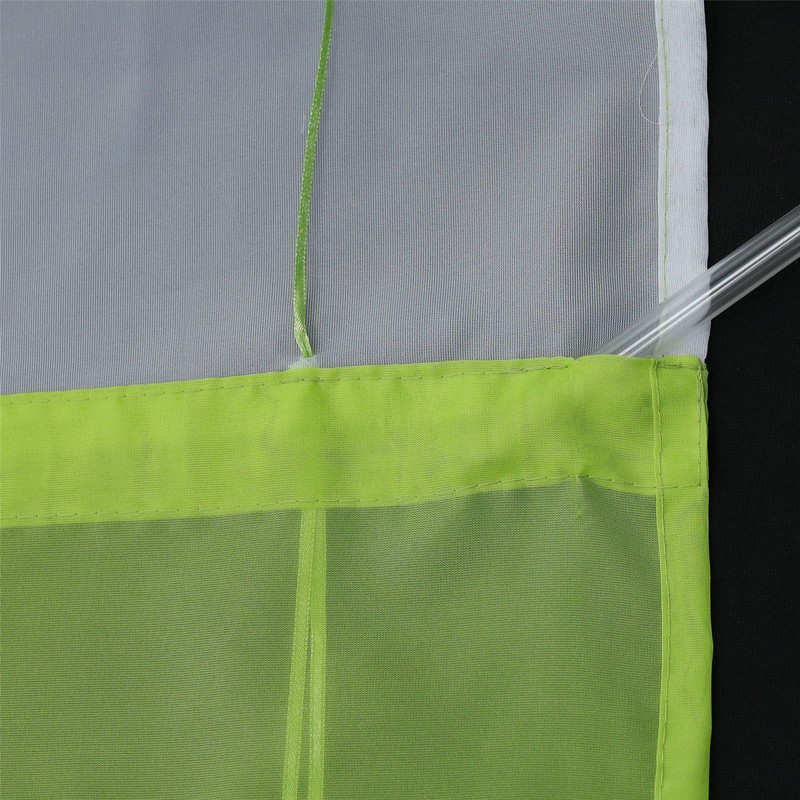 ESLIR Roman Blind, Kitchen Roman Curtain with Drawstring, Transparent Ribbon