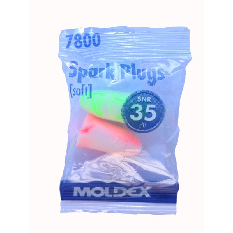 Moldex Soft SparkPlugs SNR 35dB 7800 - 200 Pairs