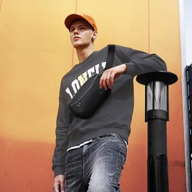 Fanny Pack for Men Women, Waterproof Belt Bag, Cross Body Bag with 54" Extended Adjustable Strap, Fashion Waist Packs for Workout Running Traveling Hiking