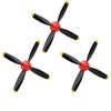 LEAMBE 3 Sets of 4-Blade Propeller Spare Remote Control Airplane