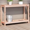 YLIEHS Wooden Potting Table for Calm Gardening Moments, Solid Douglas