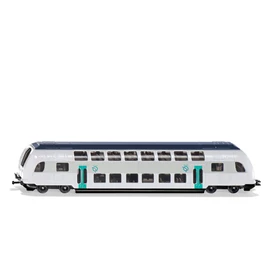 siku 1791001 double deck RATP France train, 1:87, metal/plastic, turquoise/white, compatible with other siku toys