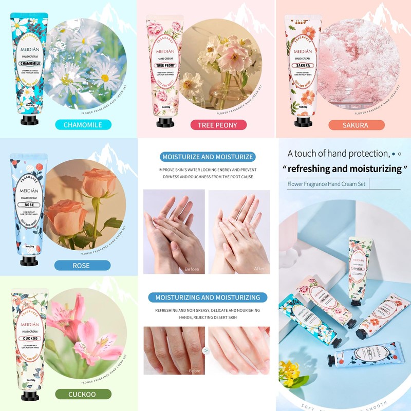 30-Pack Mini Hand Cream Gift Set Travel Size Moisturizing Hand