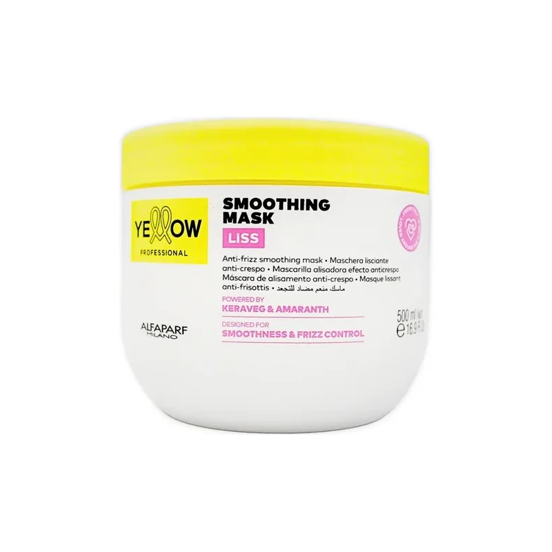 Mascara Mask Liss Keratin Anti-frizz Liso Yellow 500ml