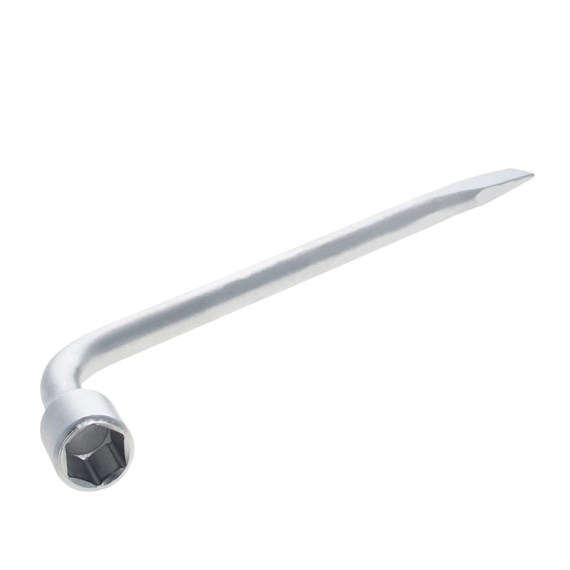 Heyiarbeit Tire Lug Wrench Vehicle Spare Jack-L Type Hexagon 19mm