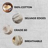 Dark White Premium Reusable Cheesecloth 100% Organic Cotton for Straining,