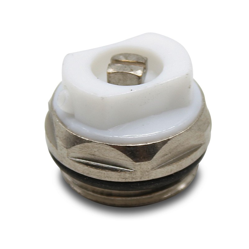 DOJA Barcelona Radiator Mounting Set 1 x 1/2 White Kit
