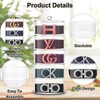 QTLCOHD Belt Organizer, 5 Layer Acrylic Belt Organizer, Stackable Clear