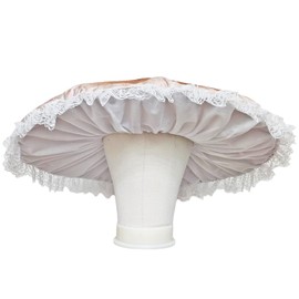 Dreamstall Mushroom Hat Costume Cosplay Accessory Party Hat Cap, Oversized with Wired Brim (Brown)