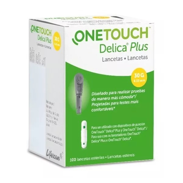 OneTouch One Touch Delica Plus Lancetas Con 100