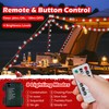 RECESKY C7 Bulbs Christmas String Lights with Remote - 50
