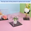 M METERXITY 1-Pack Acrylic Display Case, 9.8x3.9x3.9 Inch/25x10x10cm Acrylic Clear