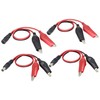 HCFeng DC 5521Plug to Big Clamp Test Cable, 12V DC
