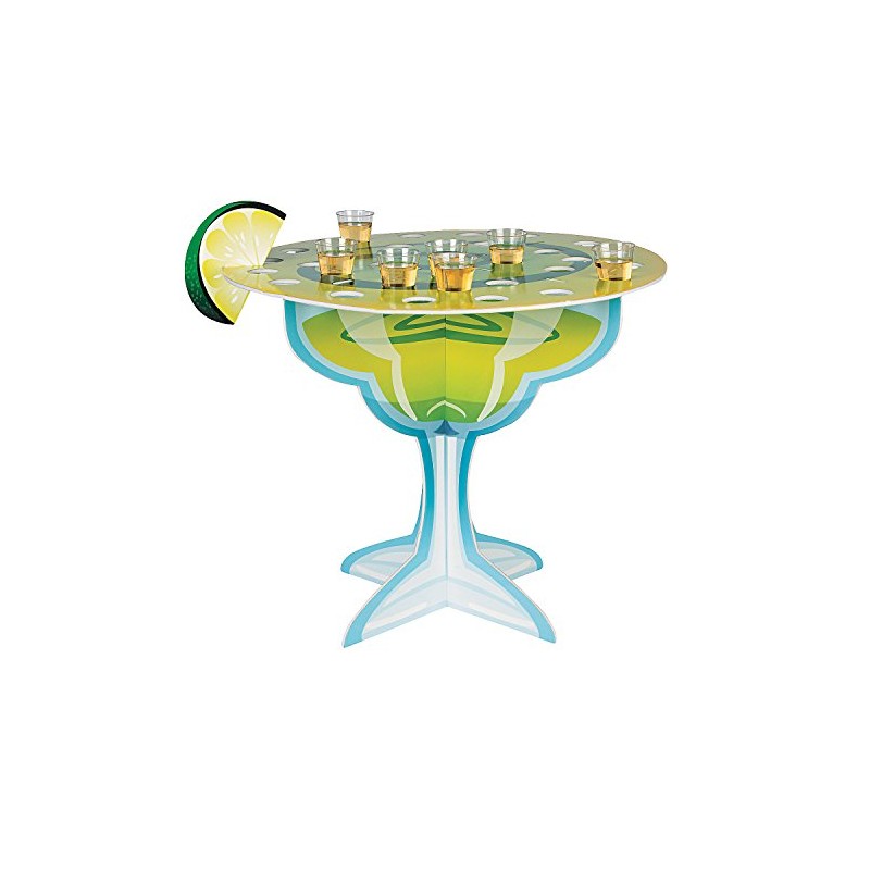 FE Margarita Glass Shot Glass Holder Tabletop Centerpiece - Holds