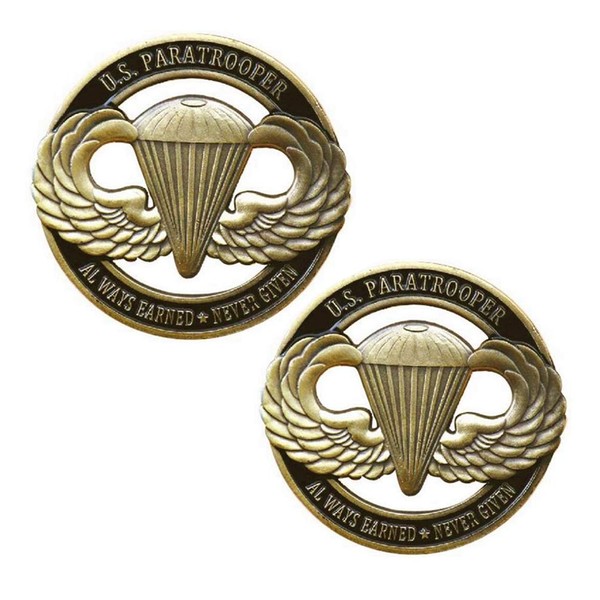 Commemorative Coin American Paratrooper Challenge Coin US Hollow Collection Souvenir