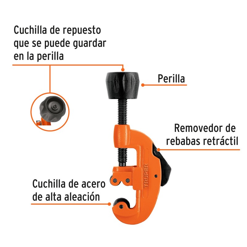 Truper Expert COT-30X, Cortador de tubo de cobre, profesional 1
