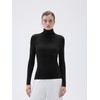 SUUKSESS Women Turtleneck Cashmere Sweater Long Sleeve Shirts Fall Basic