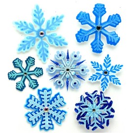 Jolee's Boutique 0015586669015 (Jolly Boutique) 3D STCKR SNWFLK Flurry JOL BQ JBSG030, Other