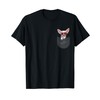 Pocket Fennec Fox Puppy in Red Retro Sunglass T-Shirt