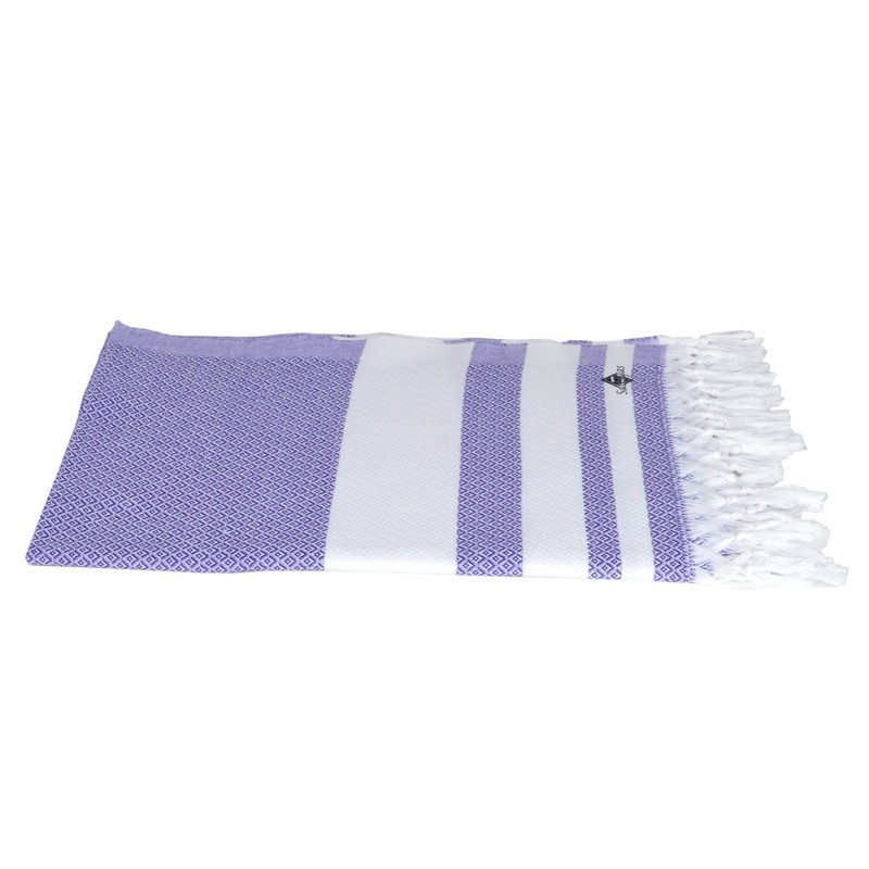 Sathiyas Supreme Turkish Cotton Bath Towel-2pcs Combo (Lavender || Brown)