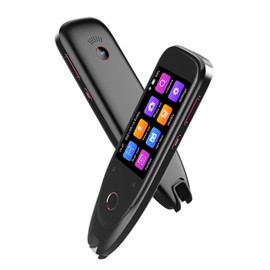 Scanner Übersetzer, unterstützt 112 Sprachen, tragbare Sprache Translation Pen für klare Aufnahmen, Offline-Datenpakete und schnelles Lesen und Scannen (BLACK)