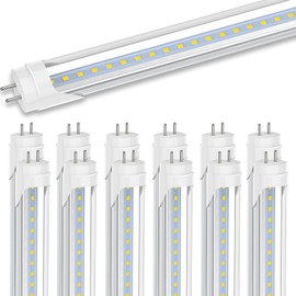 JESLED 3FT T8 LED Tube Light, 14W(30W Equiv.), 5000K Daylight, 1600LM, 36 Inch Type A+B LED Bulb,Ballast Bypass & Double-Ended Power, F30T12 Fluorescent Replacement, Clear Cover, 12 Pack