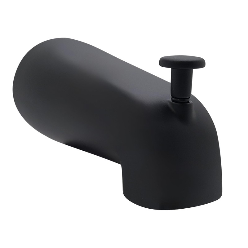 Westbrass E507DUS-62 Universal Fit 7" Diverter Tub Spout, Zinc, Matte