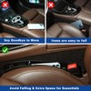 DONTRD Car Seat Gap Filler Multifunctional Cars Gap Fillers Storage