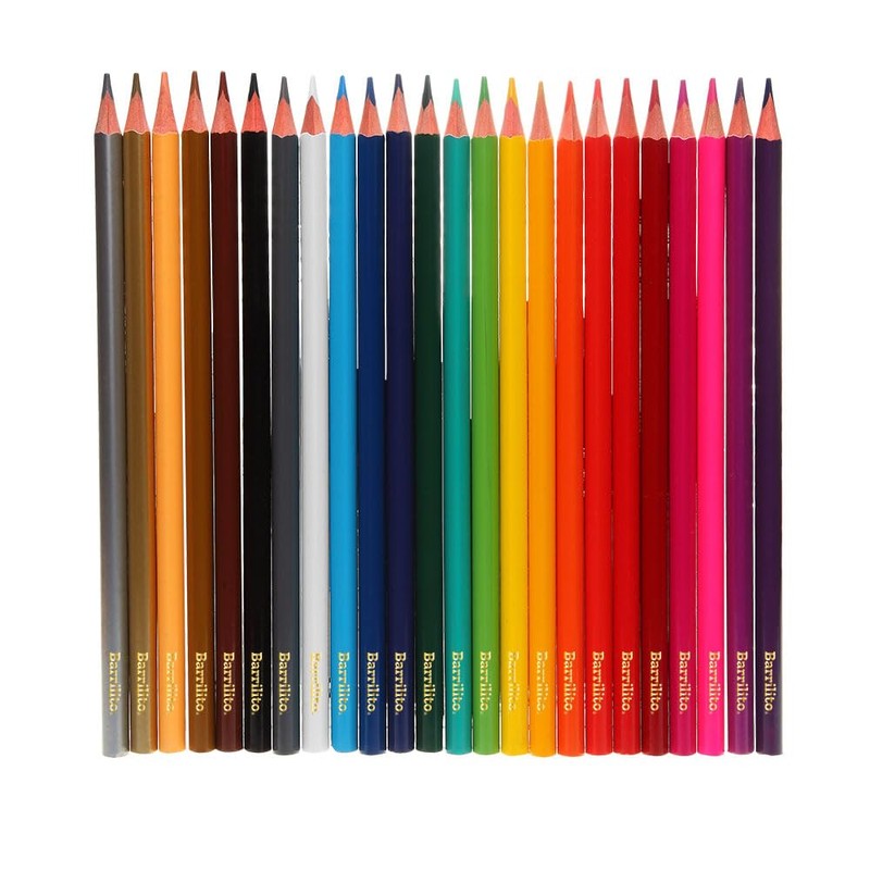 Barrilito 7993LCP Lápices Largos de Color, 24 Piezas