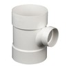 4"X4"X2" PVC DWV Sanitary Reducer TEE for Drain Waste and