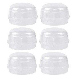 LATRAT Pack of 6 Kitchen Gas Hob Knob Covers Stove Switch Protection Child Protection Cover for Gas Hobs, Electric Ovens and Other Electric Products with Button Switches