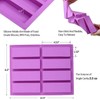 ROTDAM Large Rectangle Silicone Mold 2 PCS 8-Cavity Granola Bar
