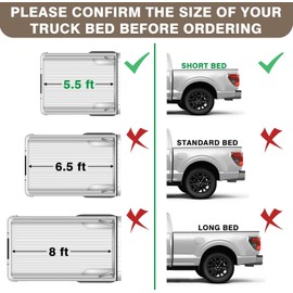 TripleAliners Truck Mat Compatible with 2022-2026 Toyota Tundra CrewMax 5.5FT Accessories, Truck Bed Mat Heavy Duty Custom Fit All Weather Protection TPE Pickup Liner