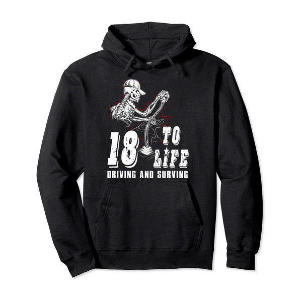 Skeleton Trucker 18 To Life Driving And Surviving Driver Pullover